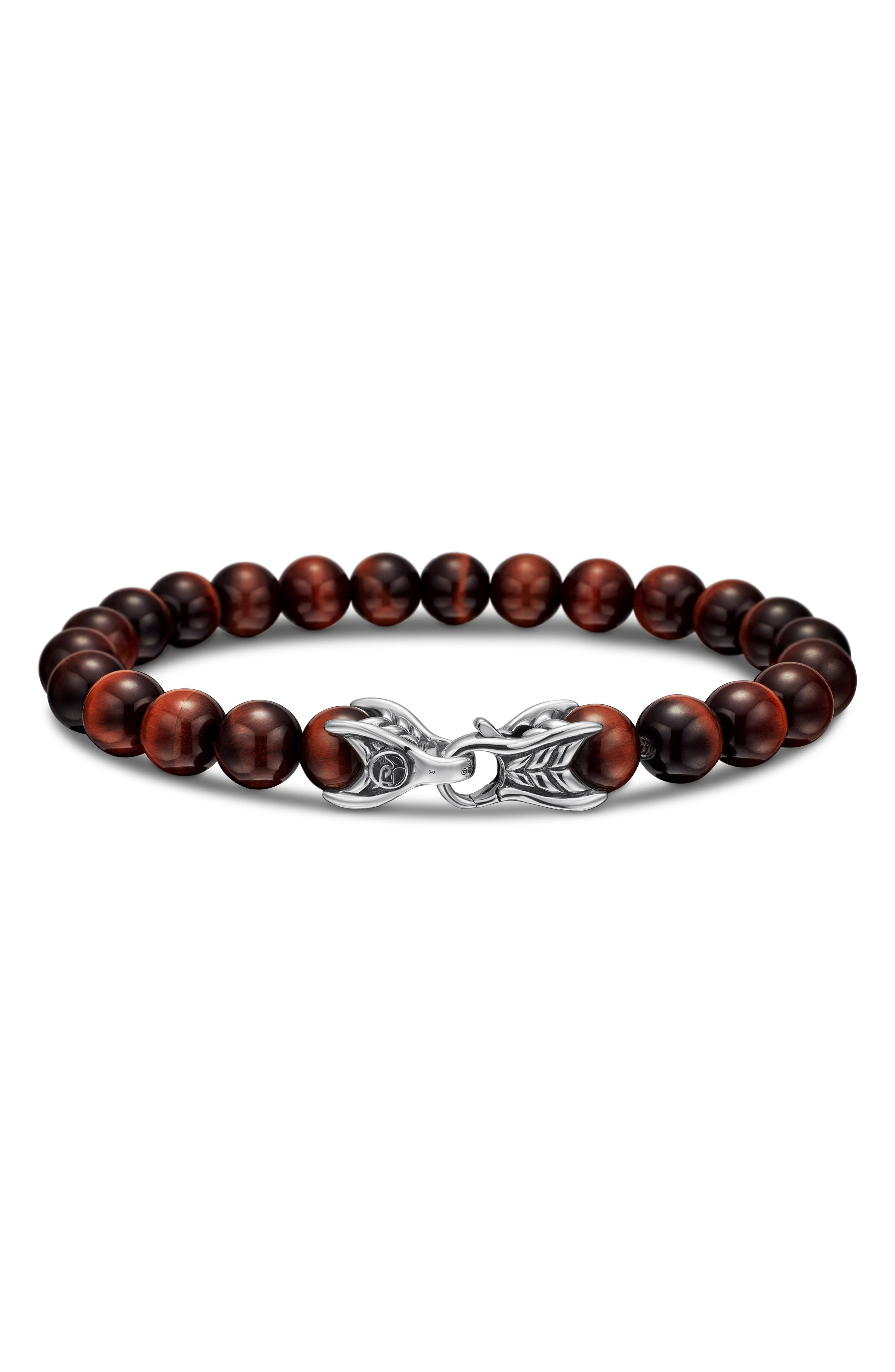 David Yurman Spiritual Beads Tigers Eye Bracelet in Tiger Eye at Nordstrom - 7