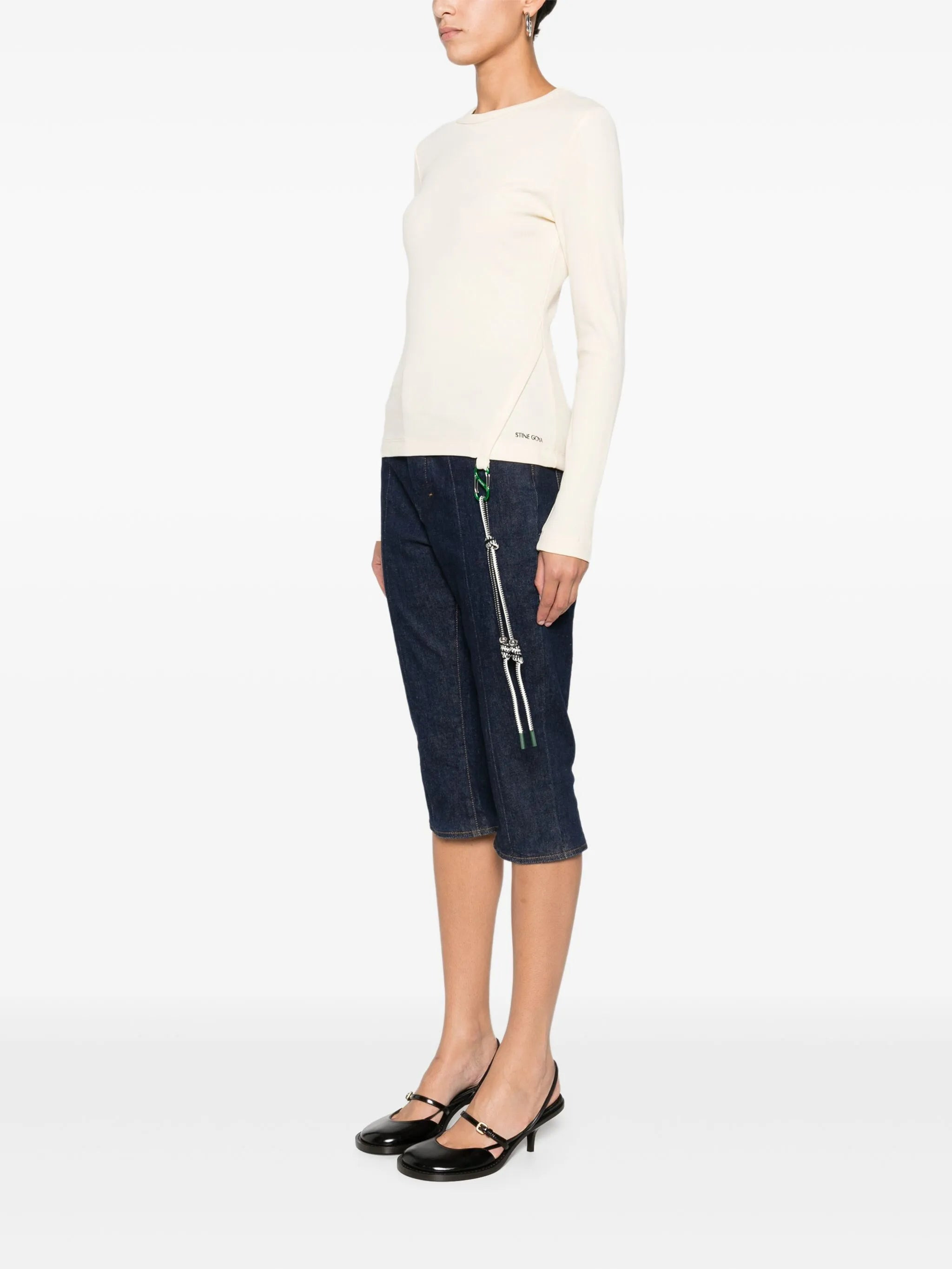 Stine Goya Chain-detail Long-sleeve Top - 4