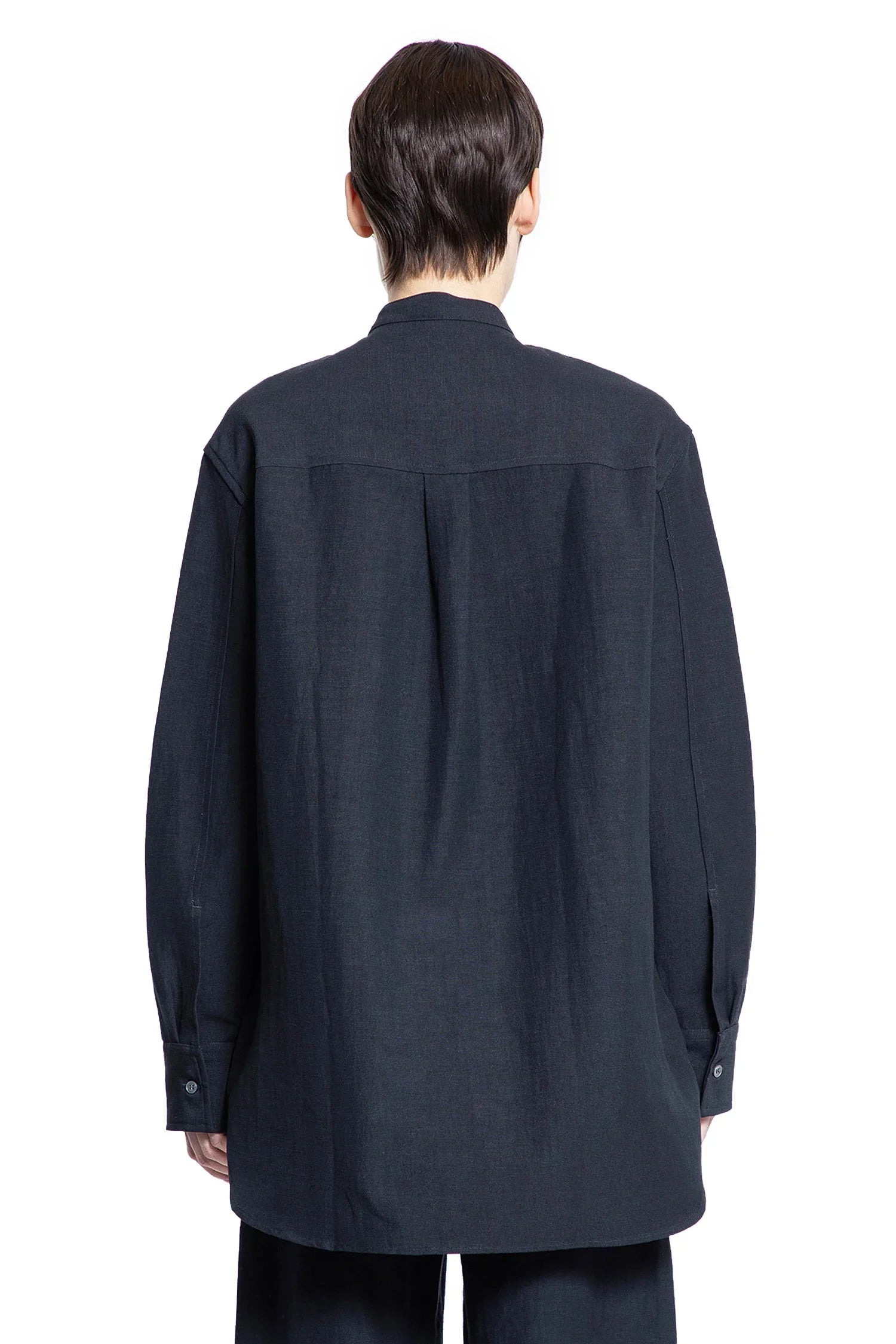 Curved-Hem-Shirt - 3