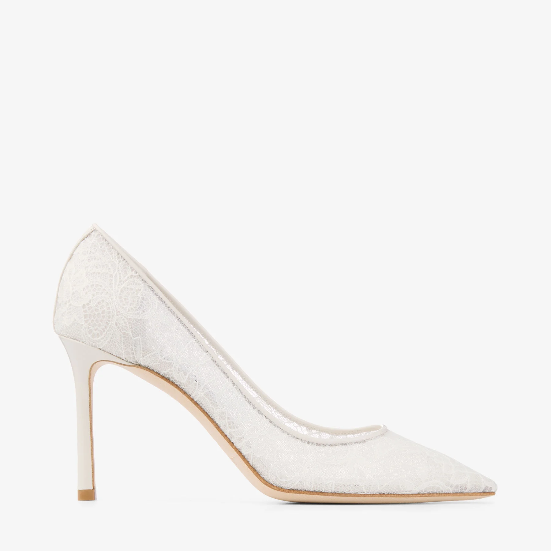 Romy 85
Ivory Jimmy Choo Lace Pumps - 1