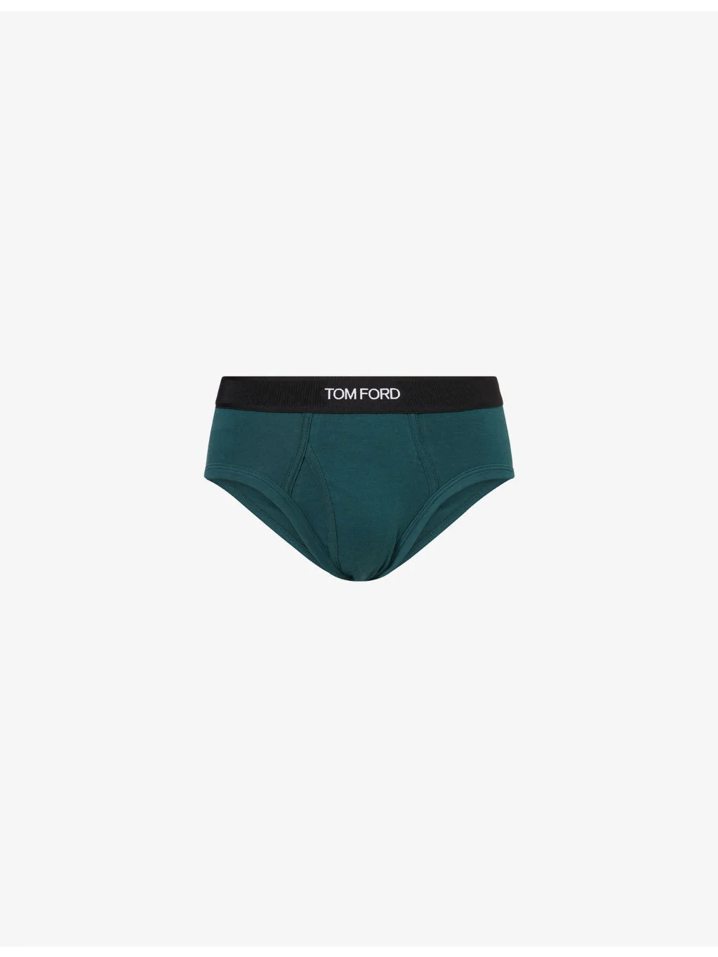 Logo-Waistband Stretch-Cotton Briefs - 1