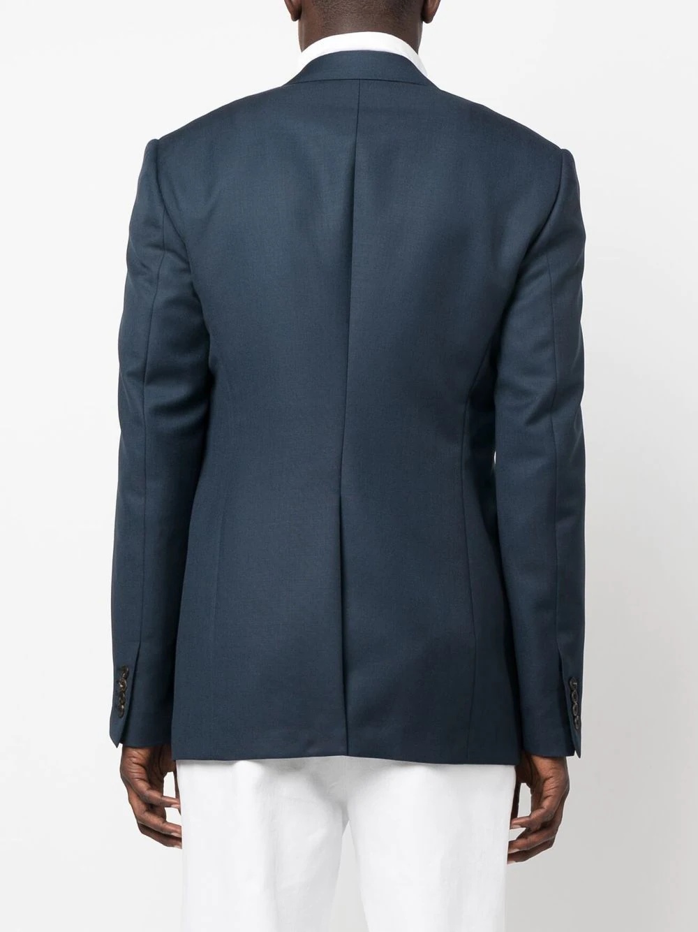 peak-lapels single-breasted blazer - 4