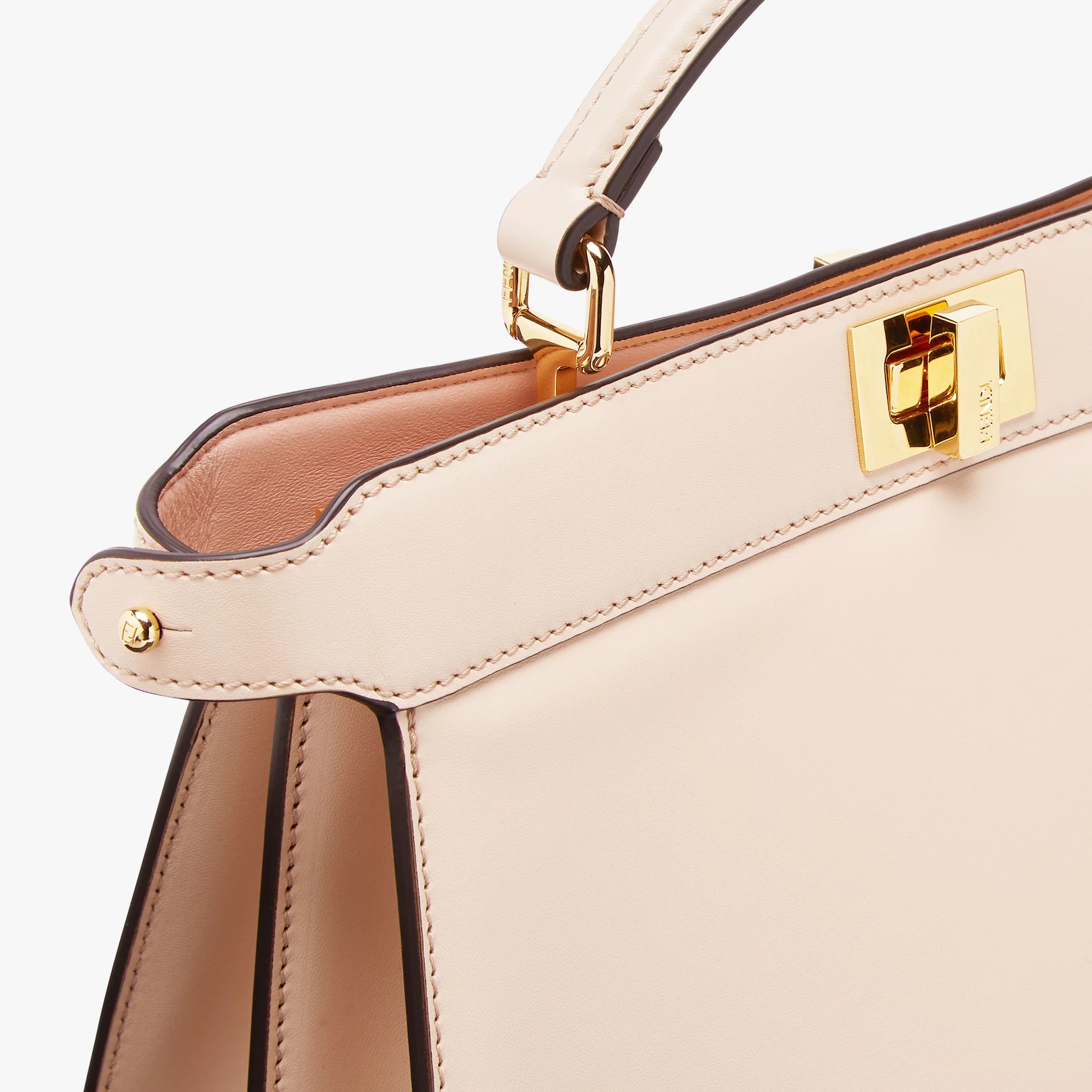Pink leather bag - 5