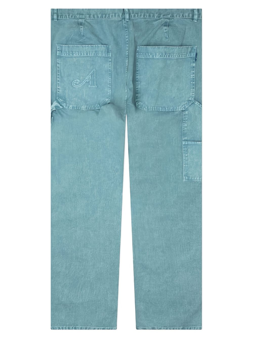 embroidered-pocket trousers - 4