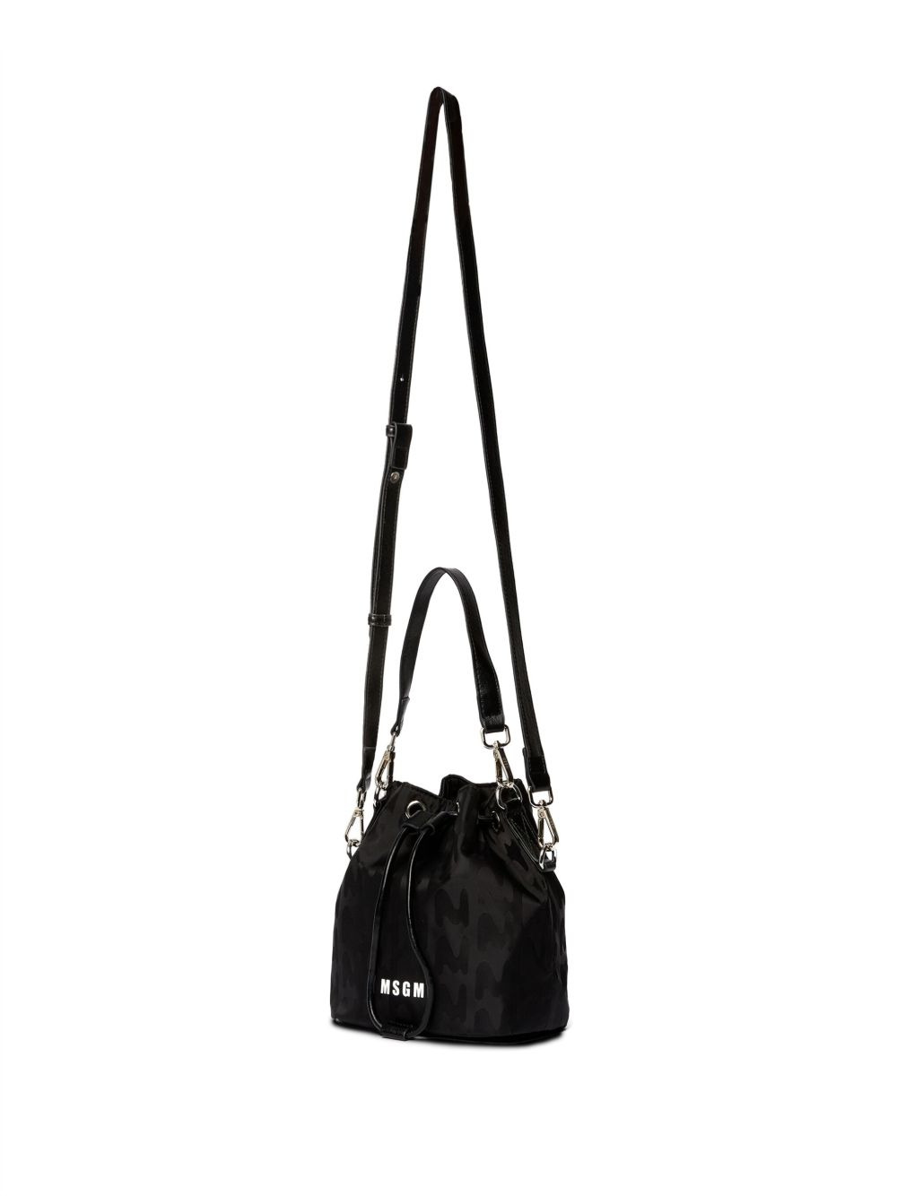 logo-lettering bucket bag - 5