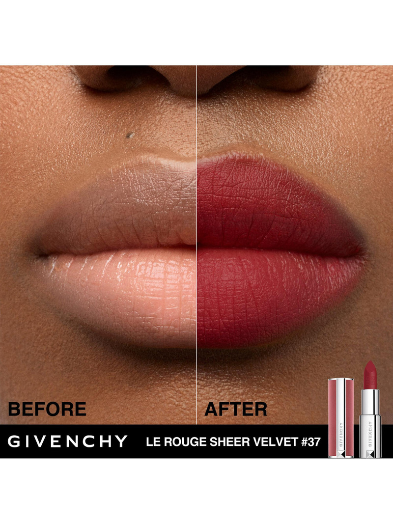 Women's Le Rouge Sheer Velvet Lipstick - 37 Rouge Graine 5