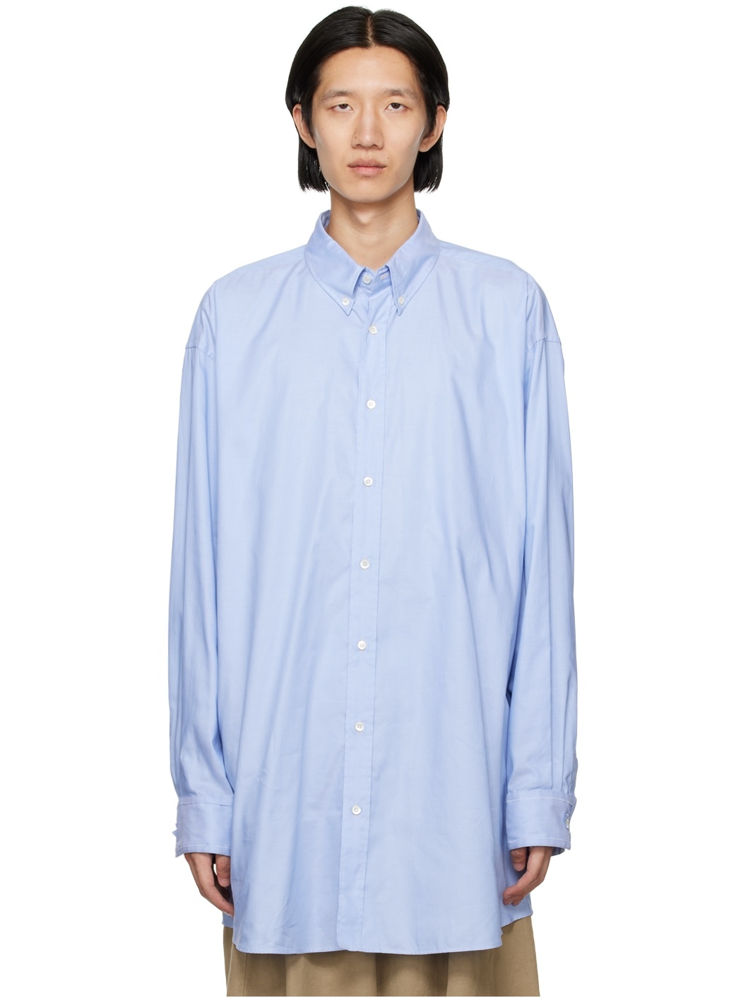 Blue Buttoned Shirt - 1