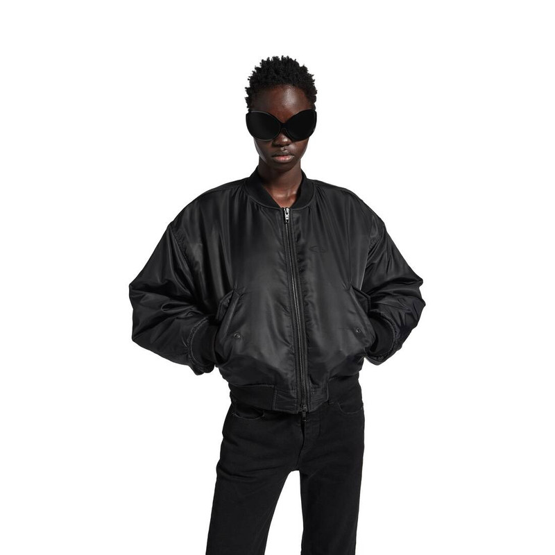 Women's Bomber Jacket in Black 5