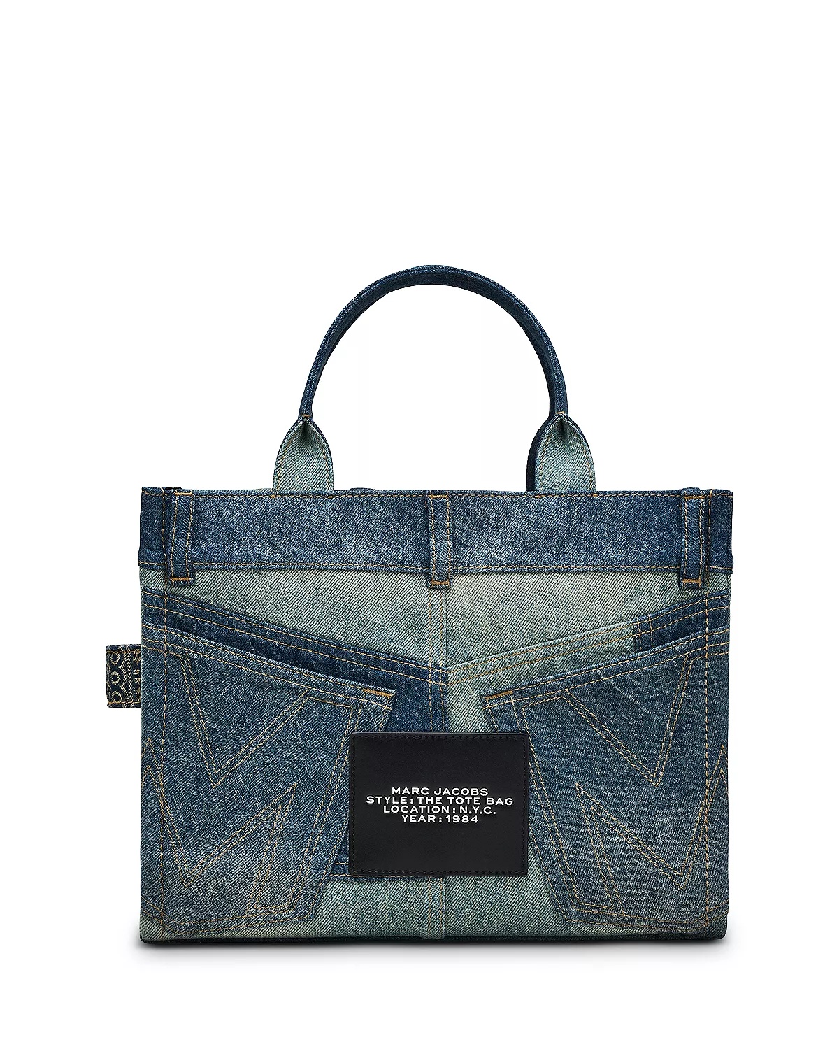 The Deconstructed Denim Medium Tote Bag - 7