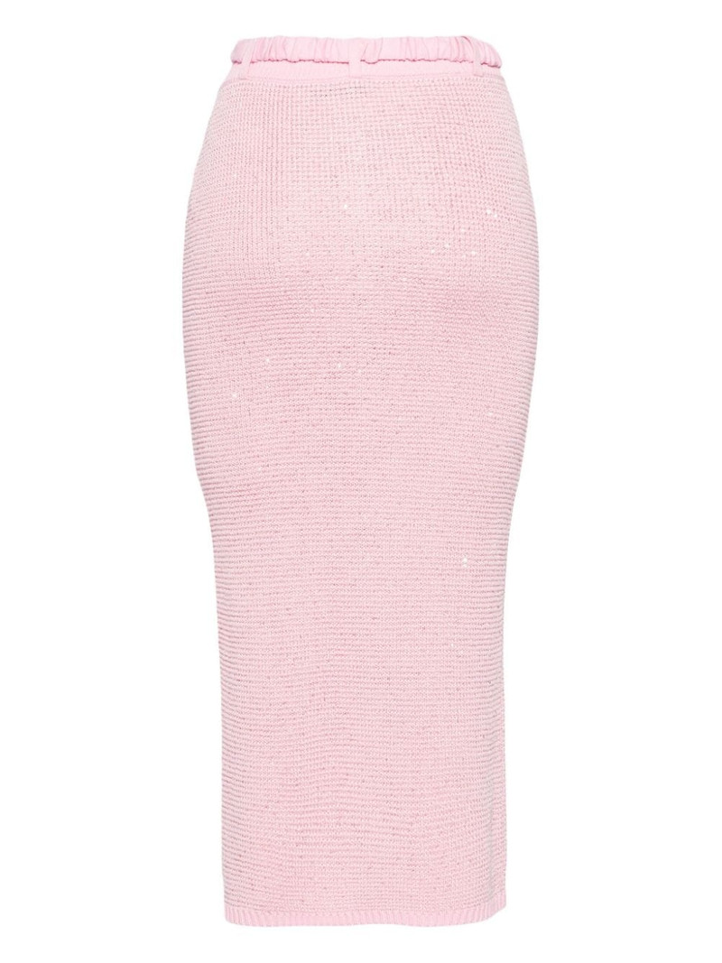 Alessandra Rich sequined midi pencil skirt outlook