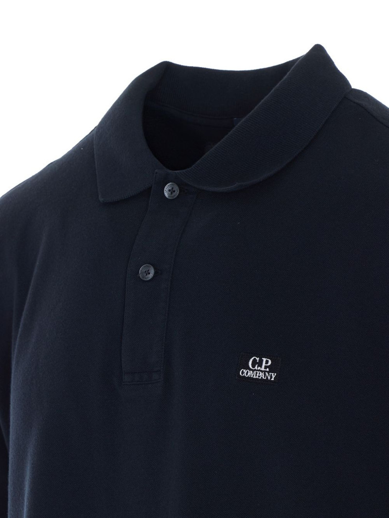 logo-patch piqué polo shirt 3