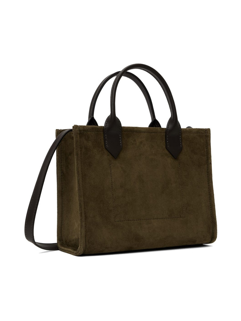 Khaki & Brown B-Army Shopper Small Bag 3