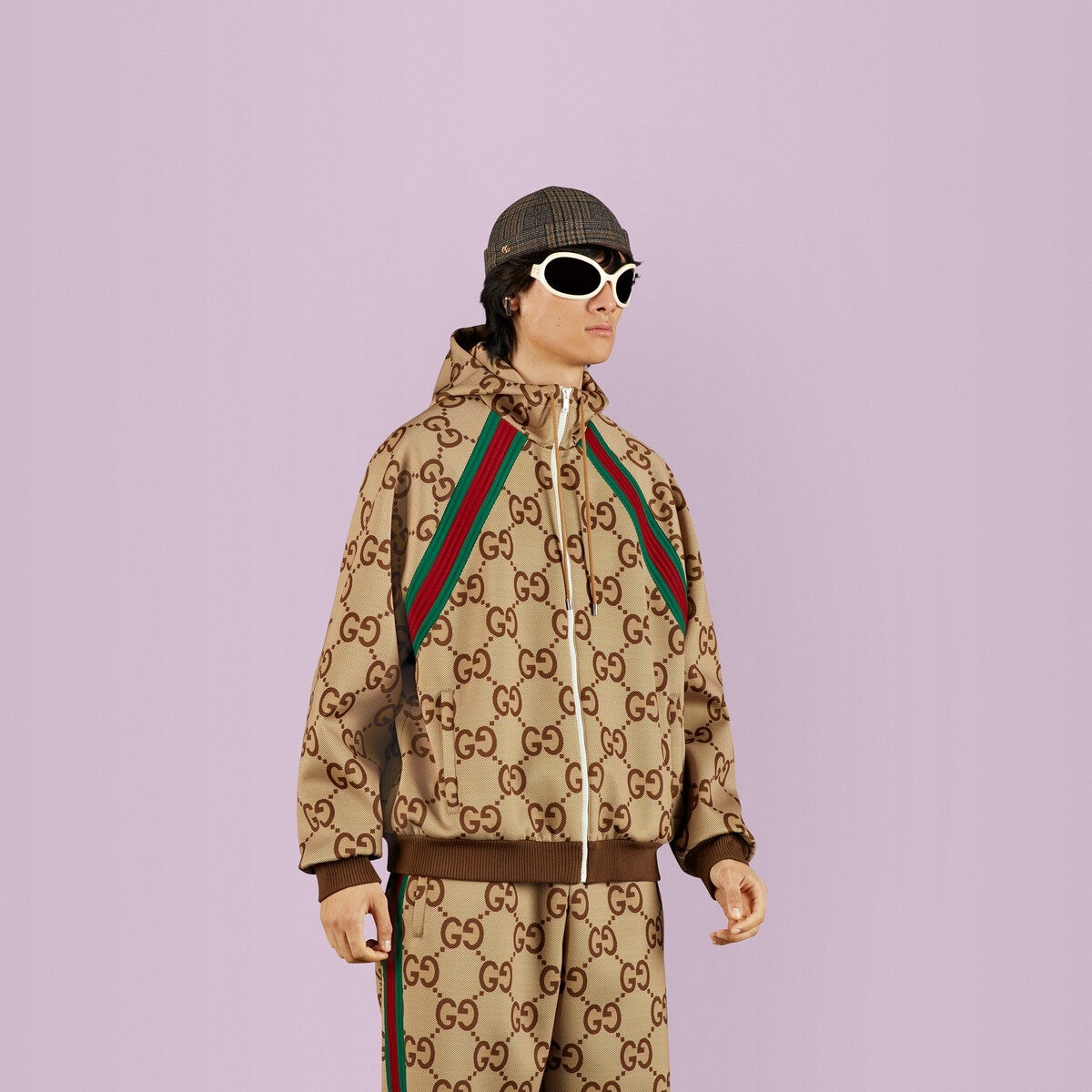 Gucci Jumbo GG Zip Jacket with Web - 3