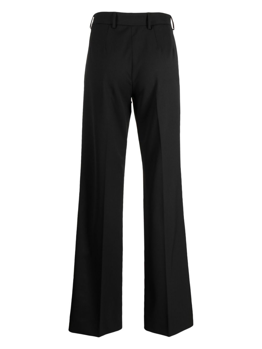 pressed-crease high-waisted trousers - 2