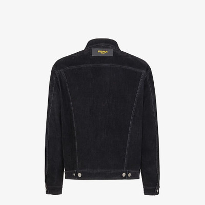 FENDI Black denim jacket outlook