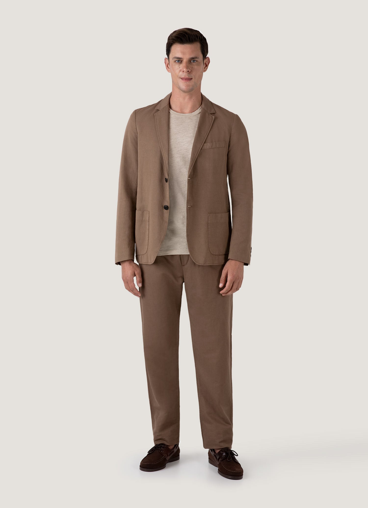 Cotton Linen Unstructured Blazer - 3