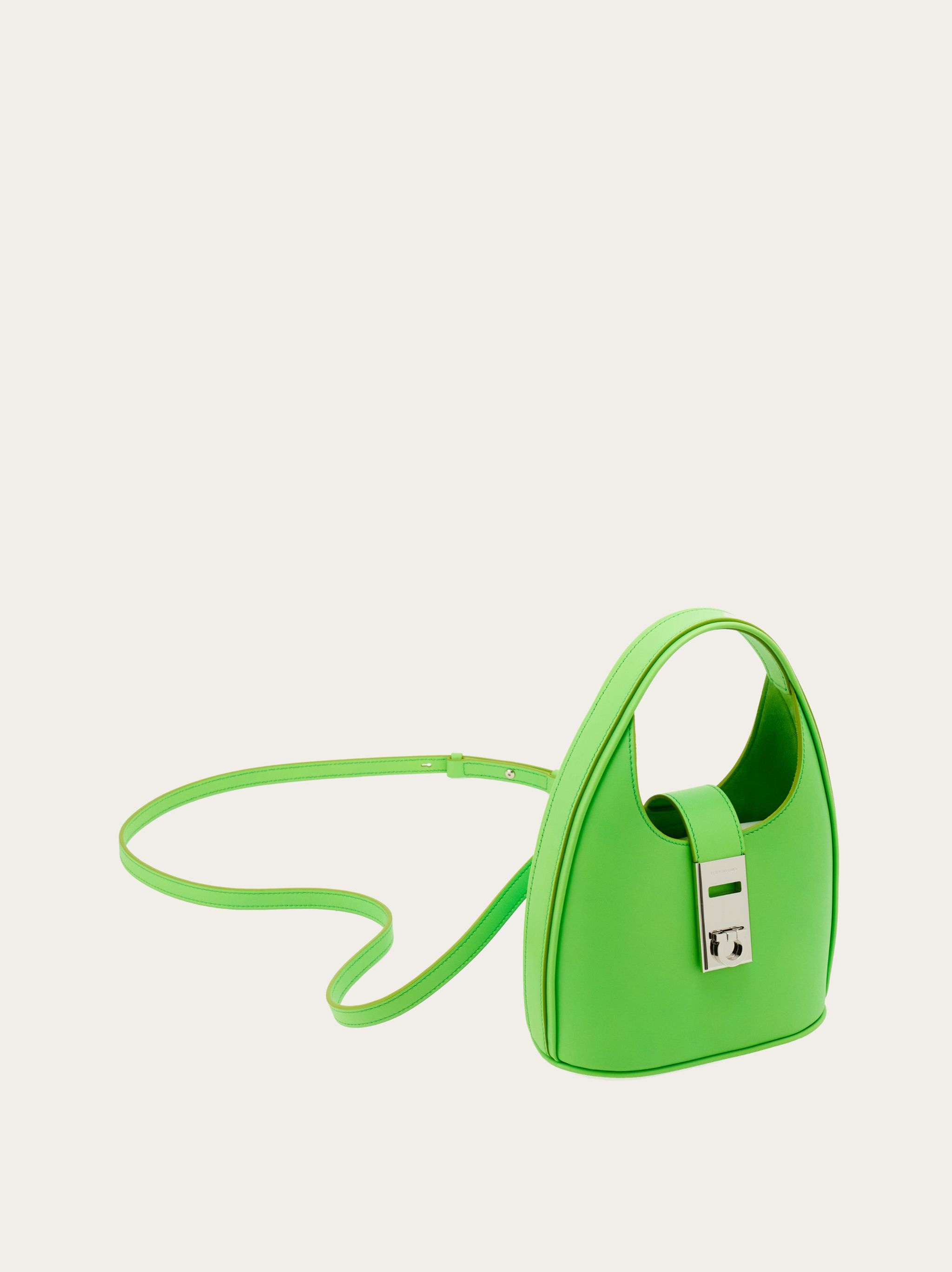 Mini Hobo bag with Gancini buckle - 7