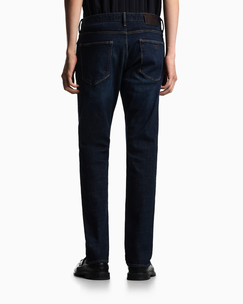 J06 SLIM-FIT, WASHED DENIM JEANS 3