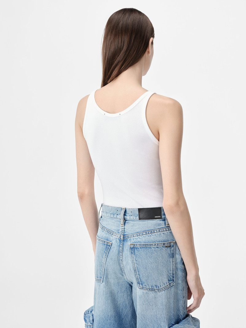 AMIRI MA EMBROIDERED RIBBED TANK outlook