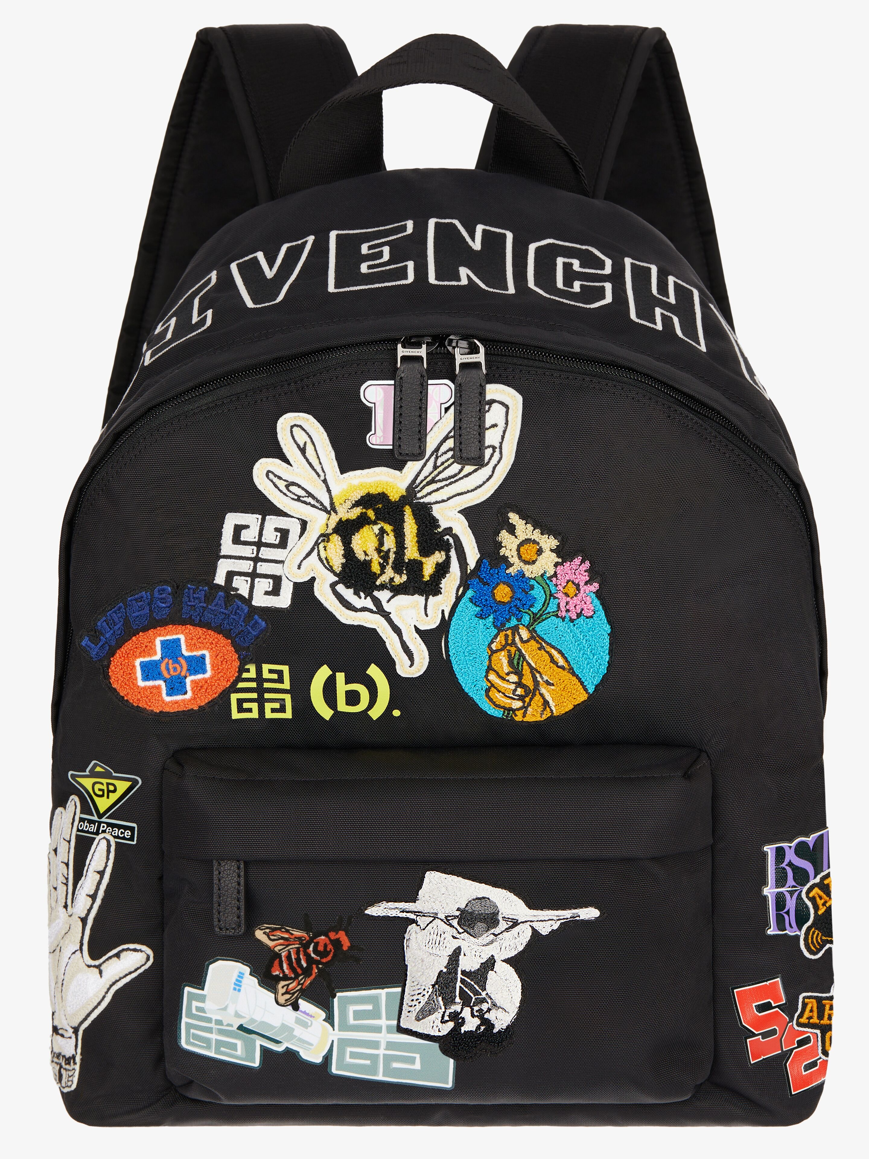 ESSENTIAL U BAGPACK IN NYLON WITH PATCHES - 6