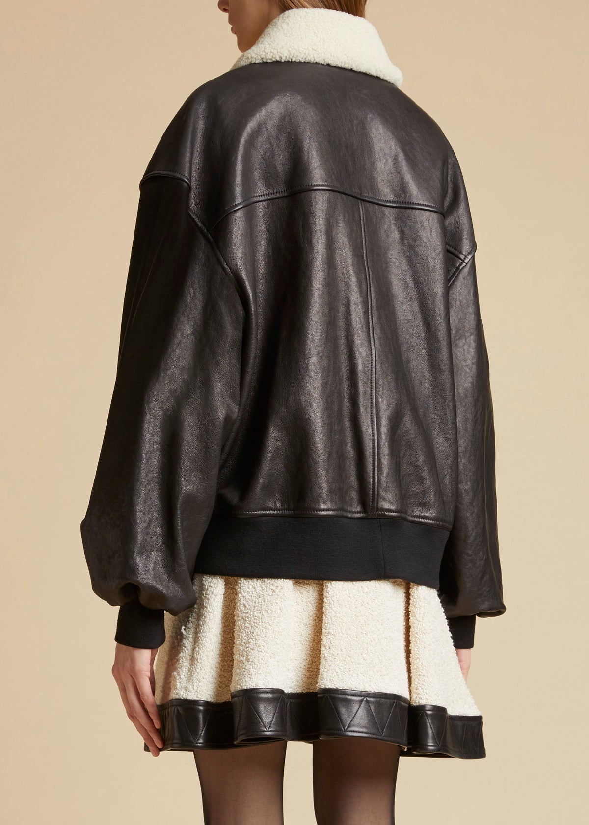 The Shellar Jacket in Black Leather - 3