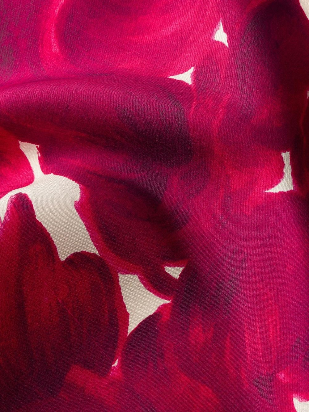 printed silk scarf - 2
