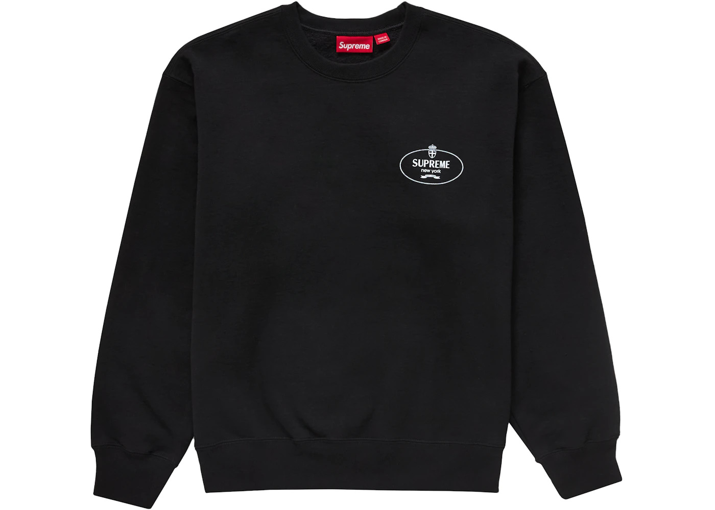 Supreme Crest Crewneck (FW24) Black - 2