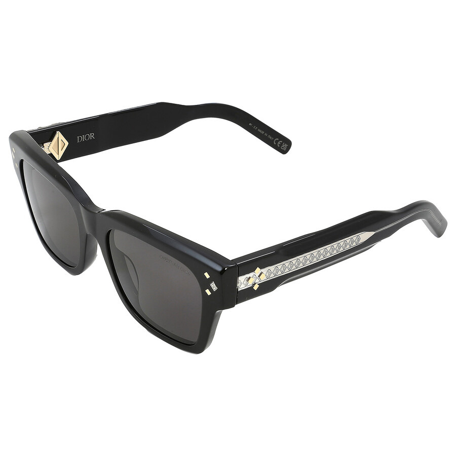 Dior Grey Square Men's Sunglasses DIORDIAMOND S2I DM40083I 01A 54 - 4