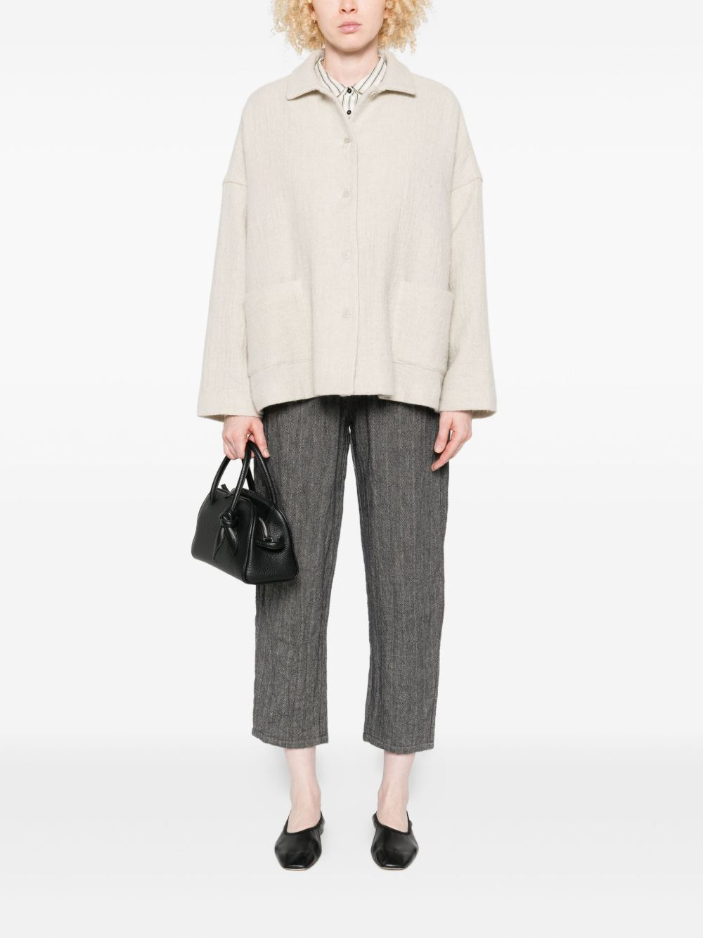 patch-pocket button-front jacket - 2