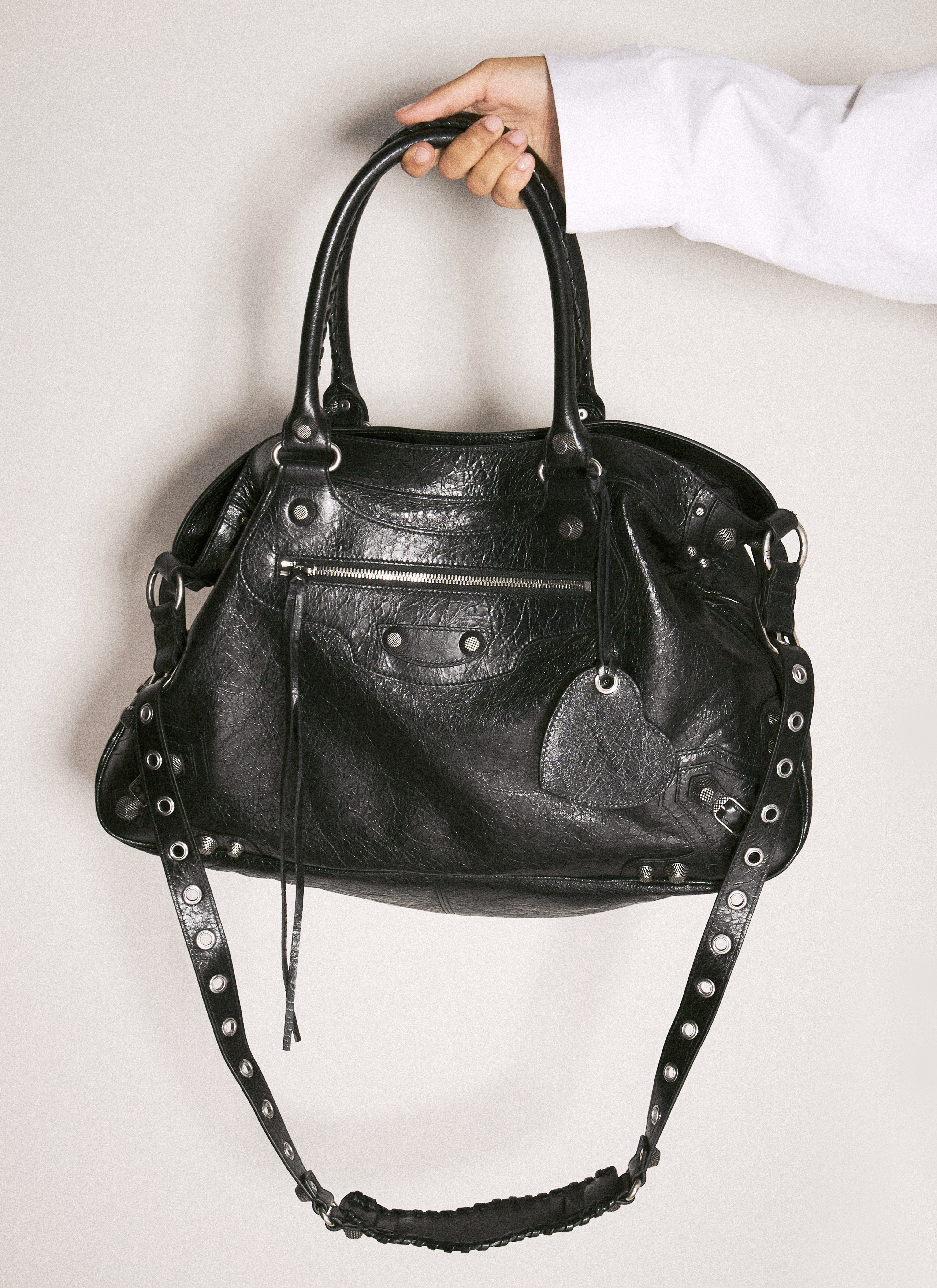 バッグ Neo Cagole XL Tote Bag Plus Black Balenciaga Neo Cagole XL Tote Bag Plus Leather Black for