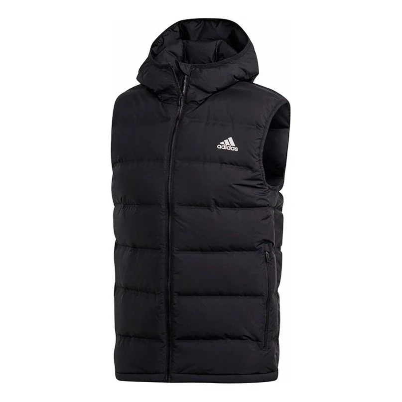 adidas Helionic Hooded Down Vest Men Black BQ2006 - 1