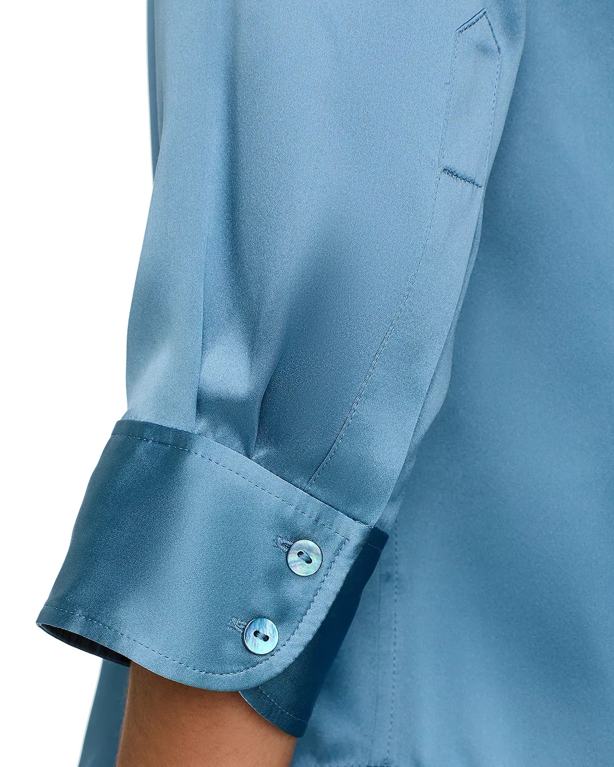 Dani Silk Charmeuse Blouse - 4