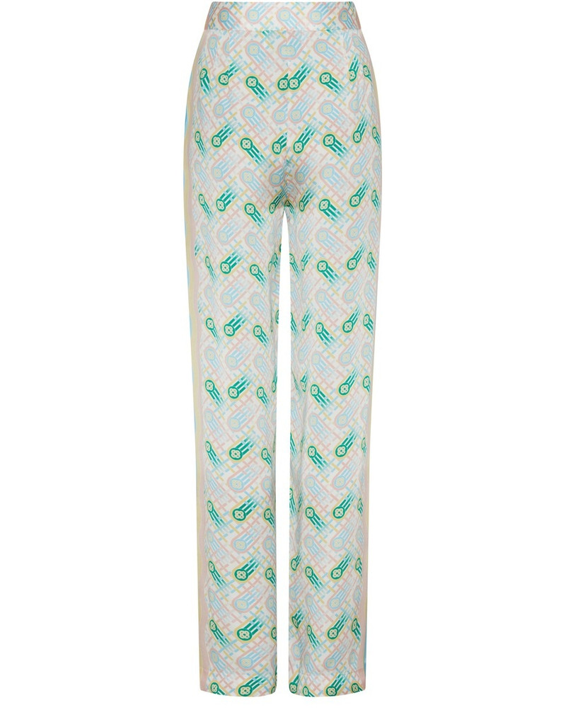 Printed straight leg Trousers 3