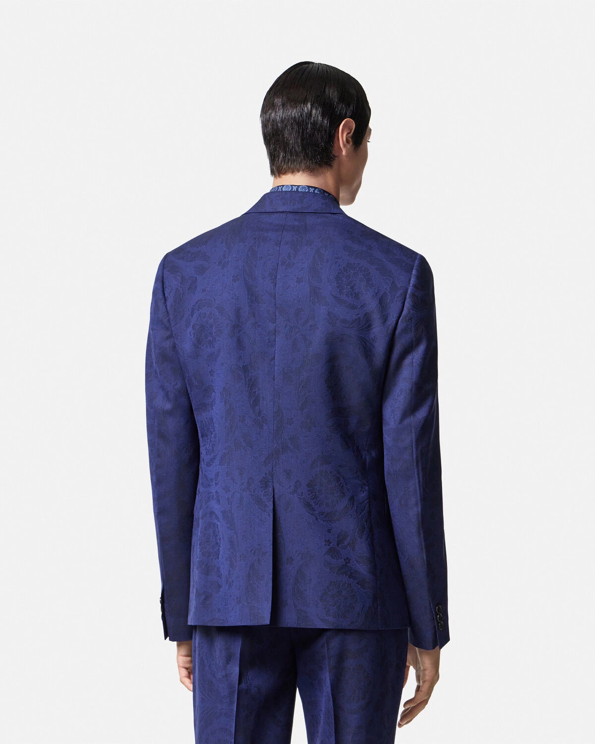 Barocco Jacquard Single-Breasted Blazer - 5