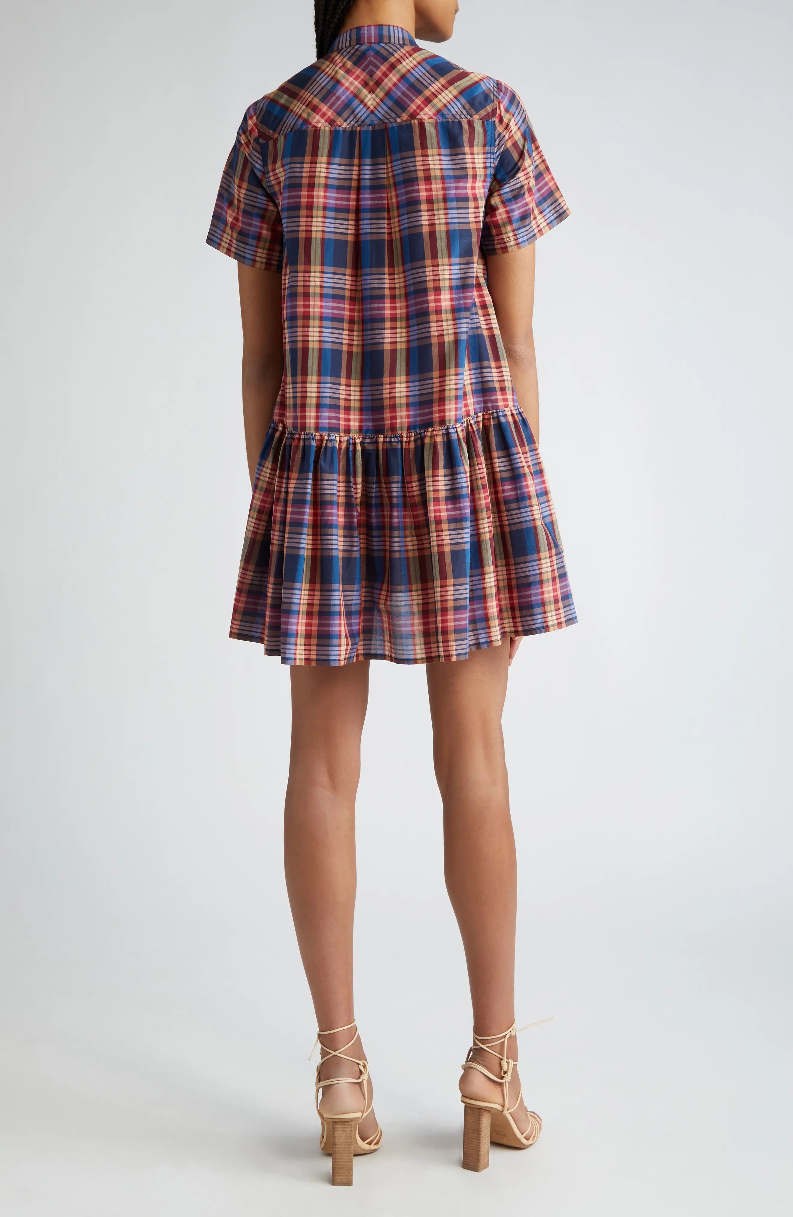 Adalyn Plaid Cotton & Silk Shirtdress - 2