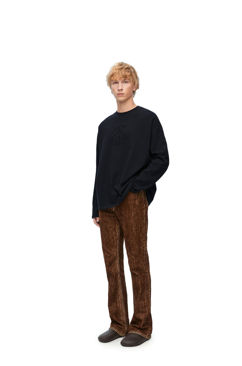 Loewe Loose fit long sleeve T-shirt in cotton outlook