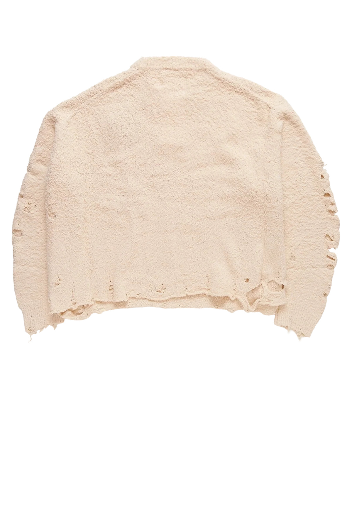 Doublet Ribcage Knit Pullover Ivory - 5