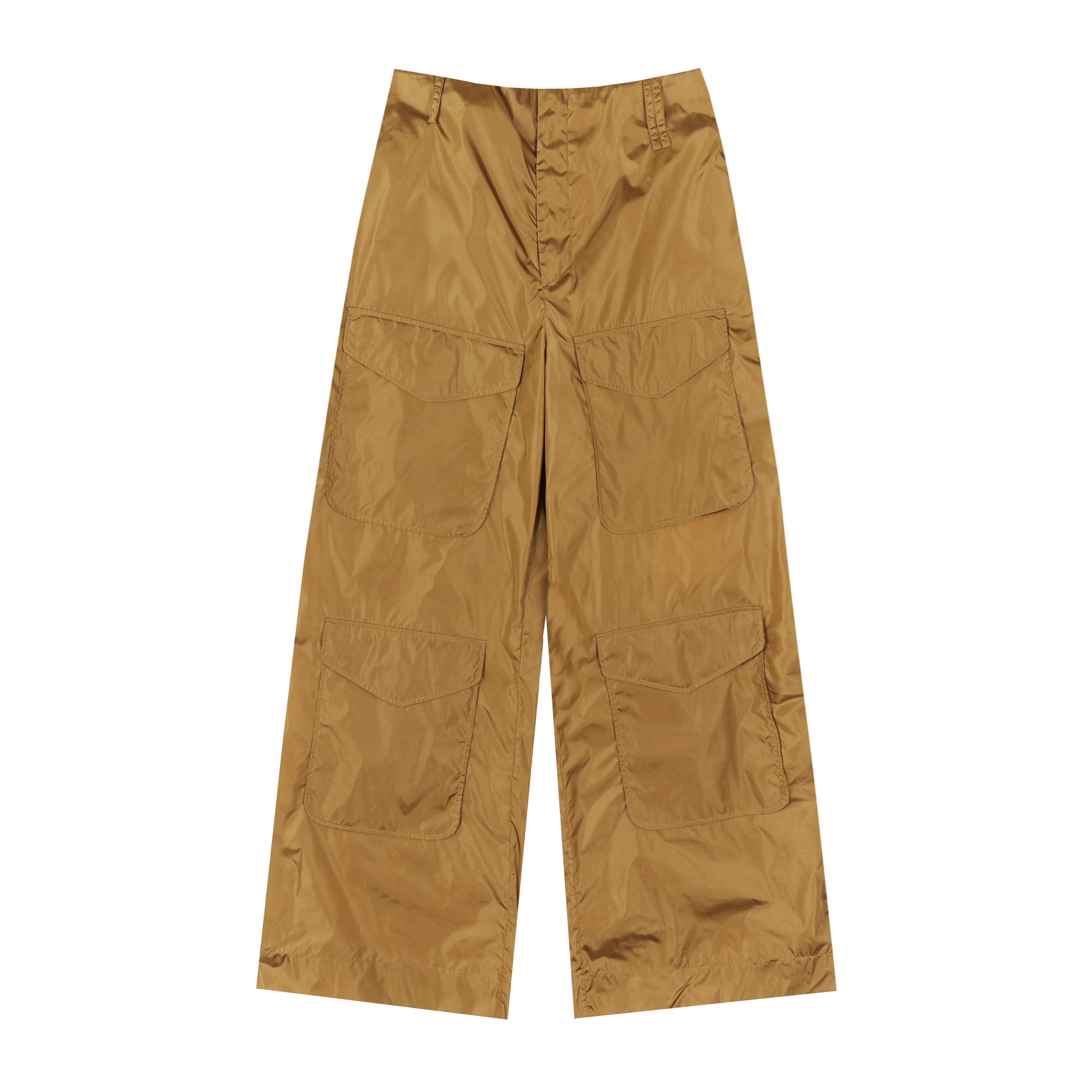 Simone Rocha Multi Pocket Tech Nylon Cargo Trouser Green - 1