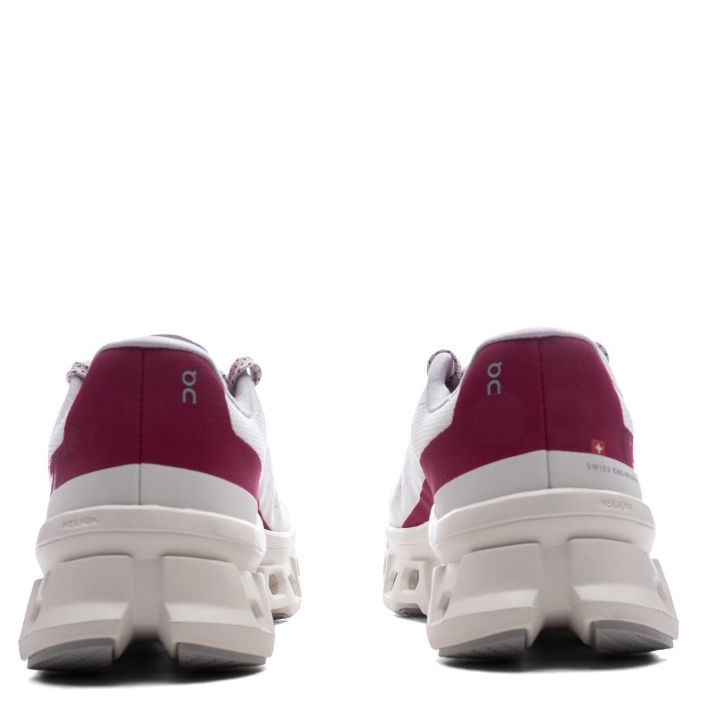 WOMEN'S CLOUDMONSTER - IVORY/GRENADINE - 4