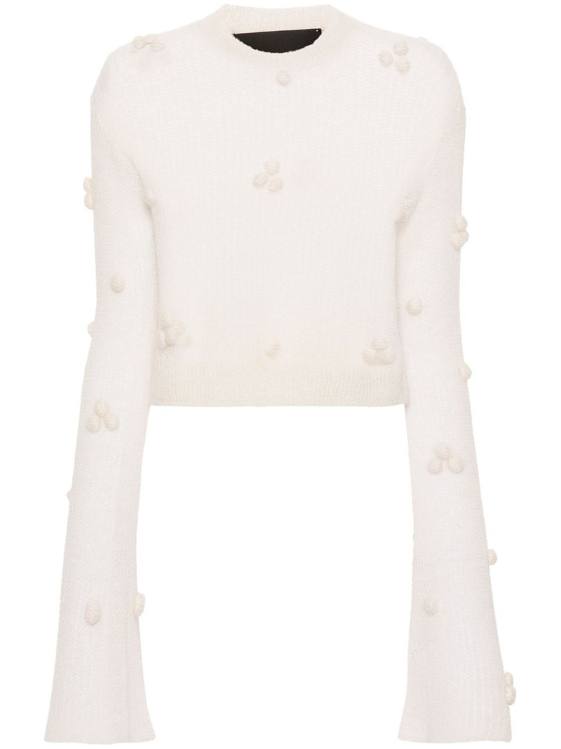 appliqué-detail sweater 1
