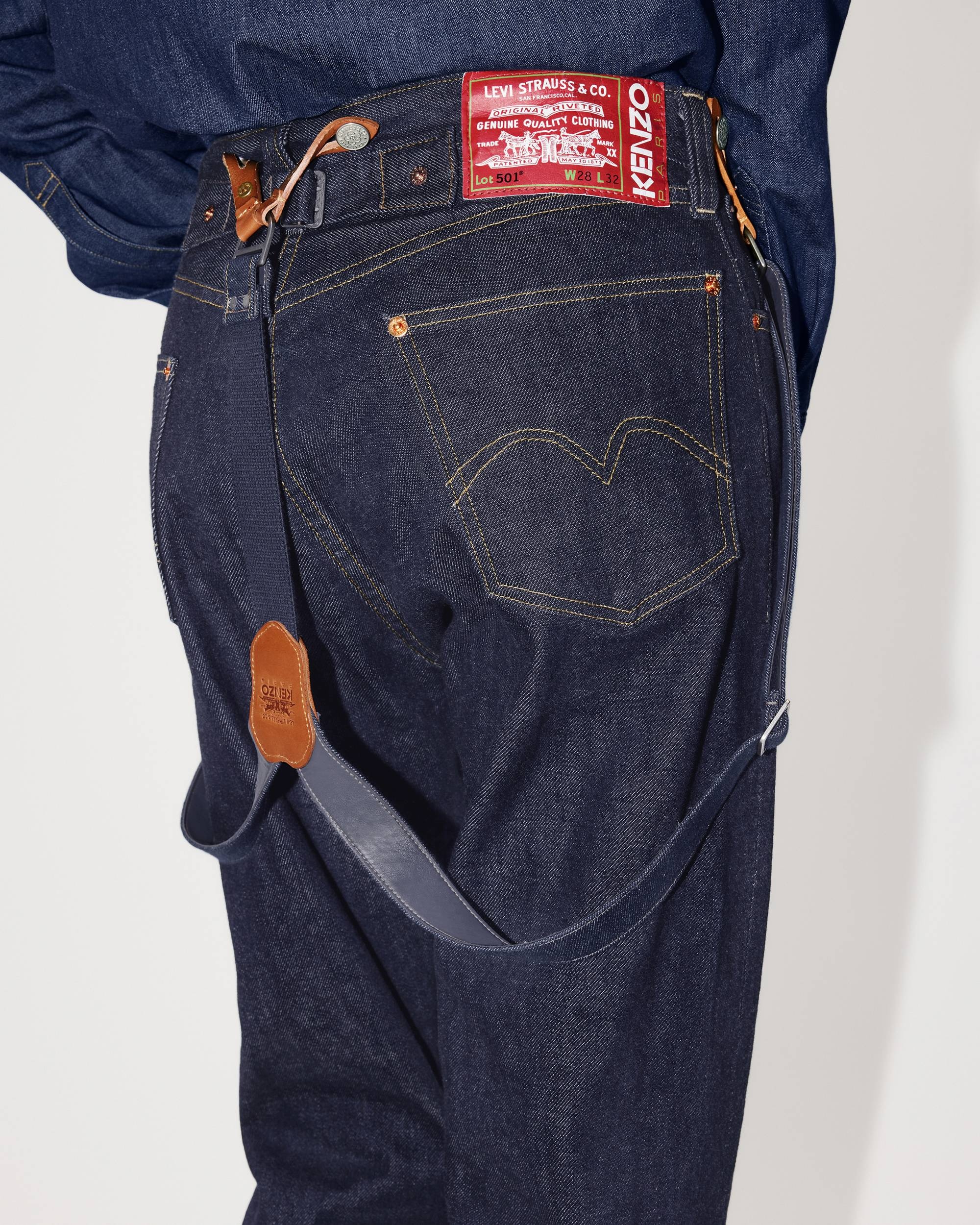 KENZO x LEVI'S® 501® 1933 jeans with braces - 6