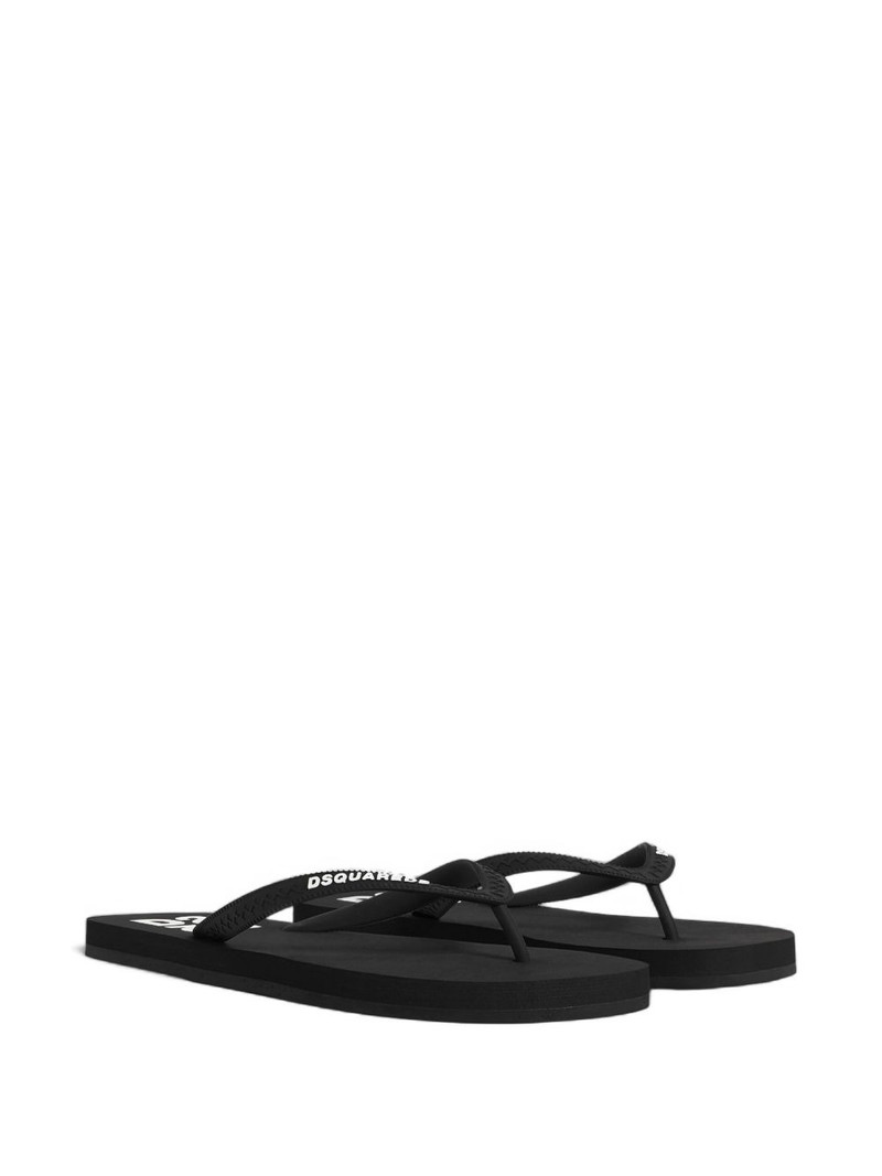 DSQUARED2 upside down Thong dtrap flip flops outlook