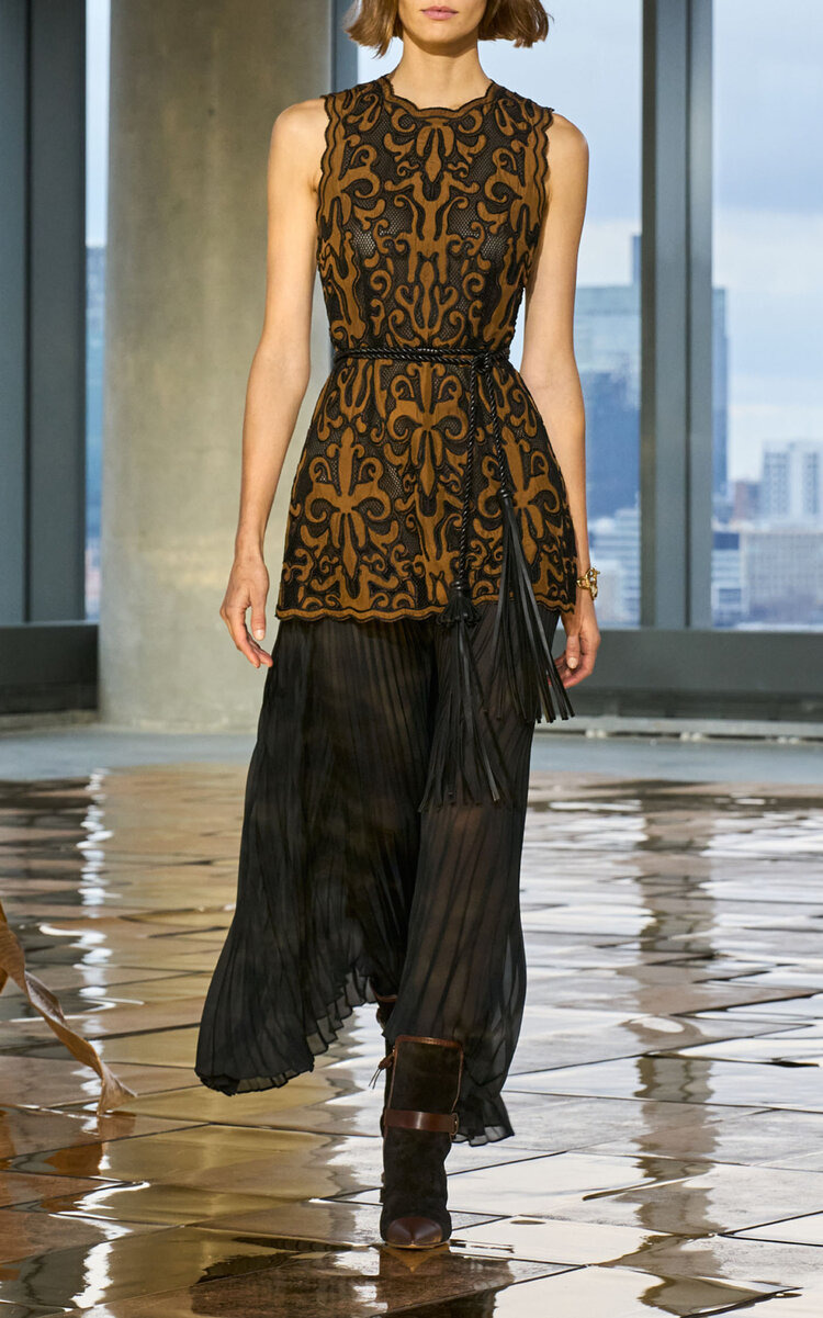 Auryn Applique Sleeveless Midi Dress multi - 5
