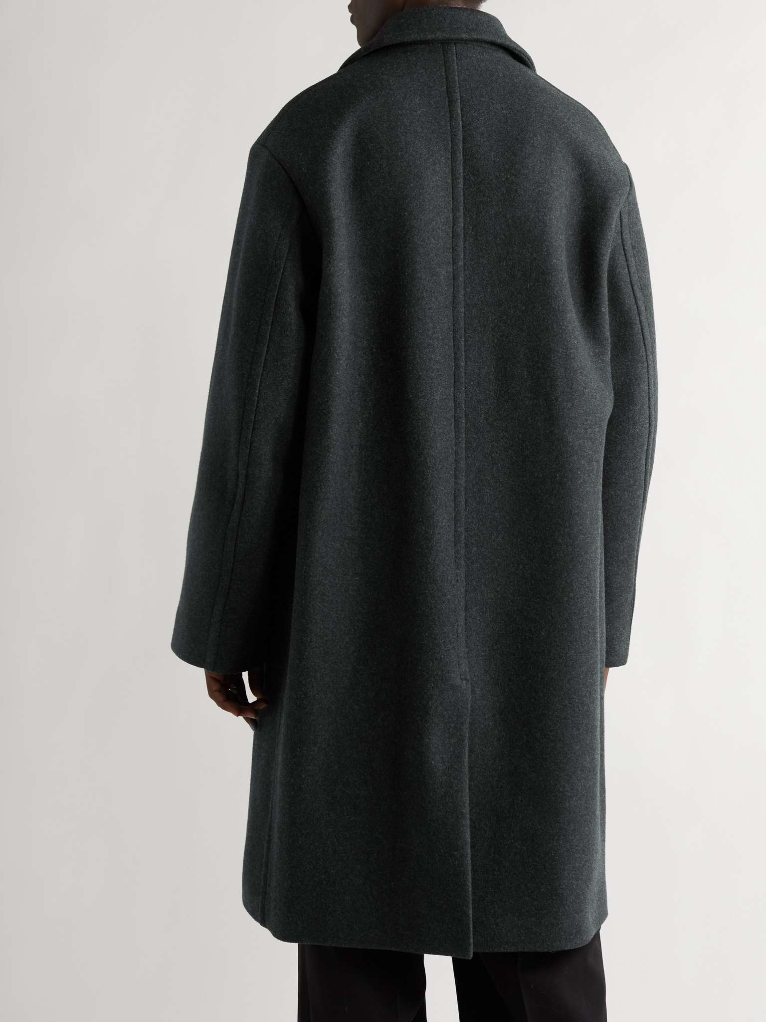 Oversized Wool-Blend Coat - 4