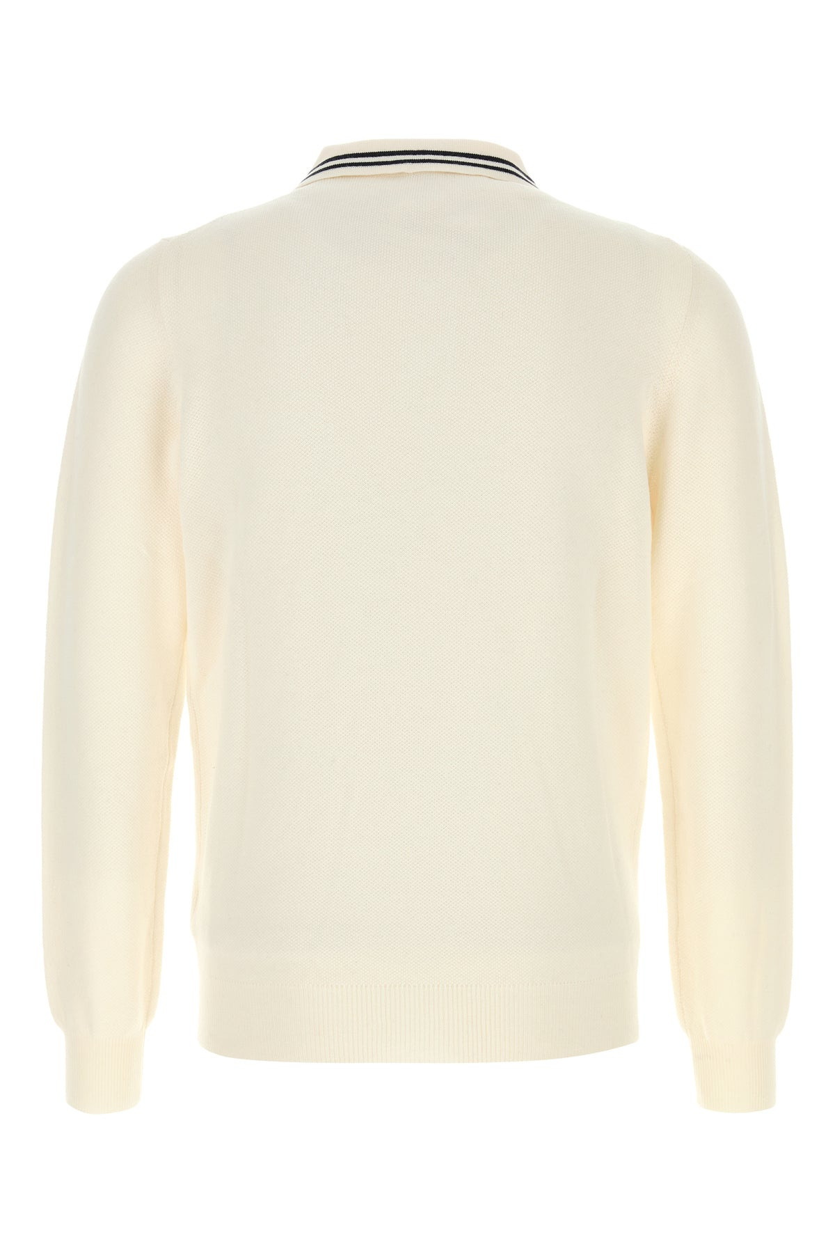 Ivory knit polo shirt - 2