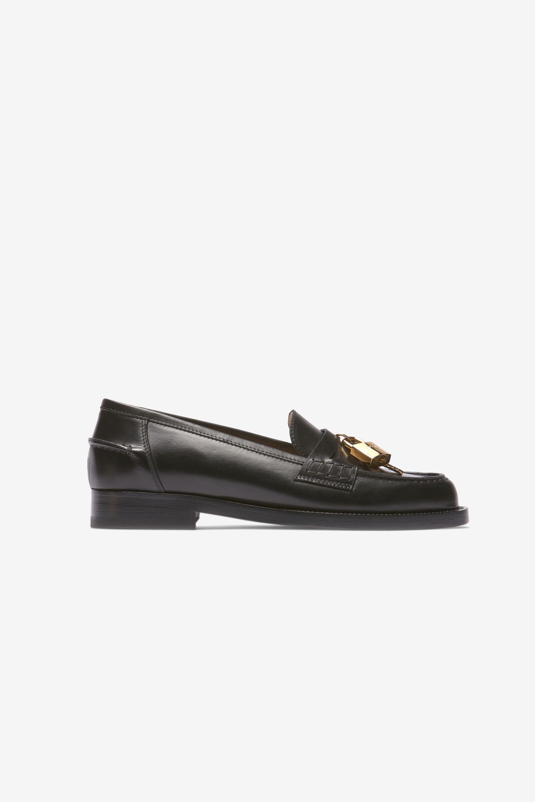 LOCK-EMBELLISHED LOAFERS - 1