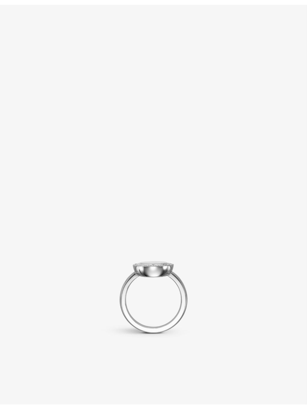 Happy Diamonds Icons 18ct white-gold and 0.19ct brilliant-cut diamond ring - 3