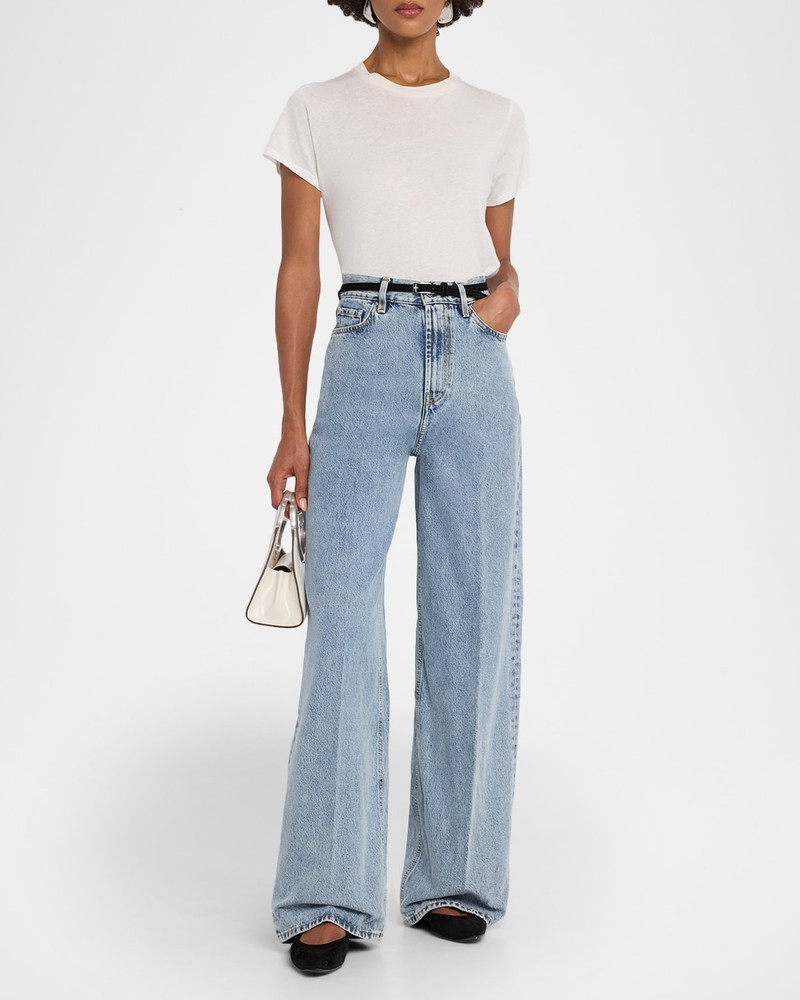 Totême Wide-Leg Denim Pants outlook