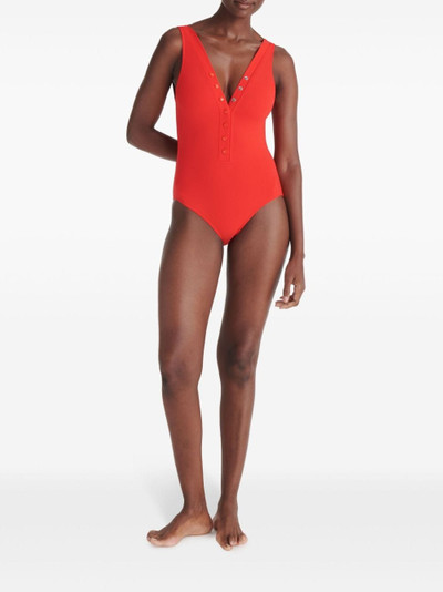 ERES IcÃ´ne V-neck swimsuit outlook