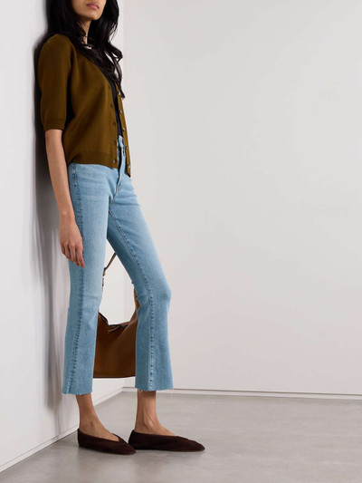 VERONICA BEARD Carolina cropped high-rise flared jeans outlook